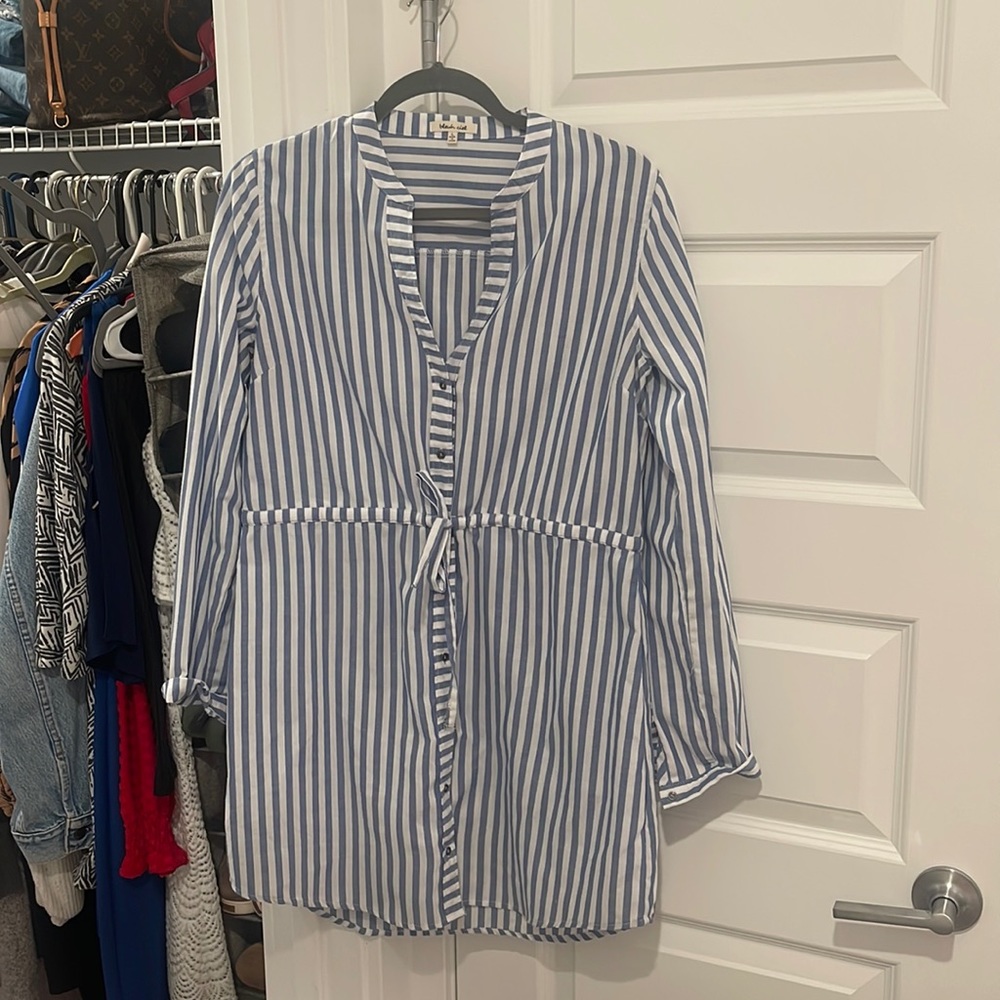 Linen Style Beach House Dress